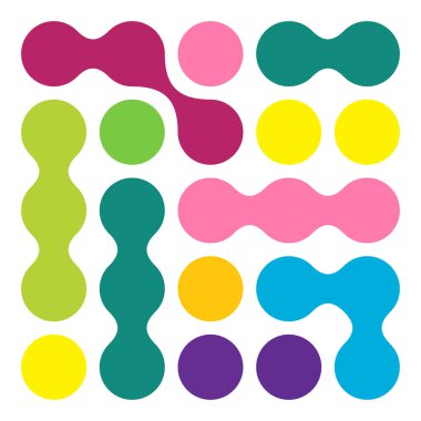 Metal, bağlantılı noktalar, daireler şekli, doku elementi