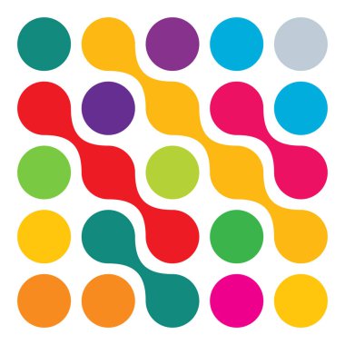 Metal, bağlantılı noktalar, daireler şekli, doku elementi