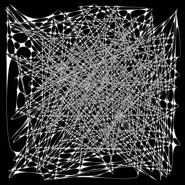 Dalgalı, dalgalı, dalgalı, eğri büğrü çizgi. Düzensiz rastgele çizgiler