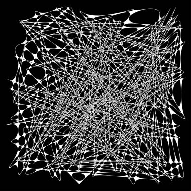 Dalgalı, dalgalı, dalgalı, eğri büğrü çizgi. Düzensiz rastgele çizgiler