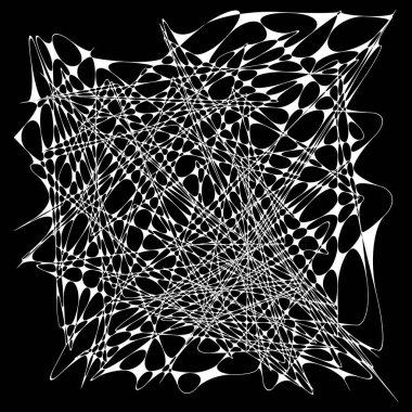 Dalgalı, dalgalı, dalgalı, eğri büğrü çizgi. Düzensiz rastgele çizgiler