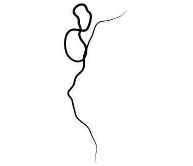 Dalgalı, dalgalı, dalgalı, eğri büğrü çizgi. Düzensiz rastgele çizgiler