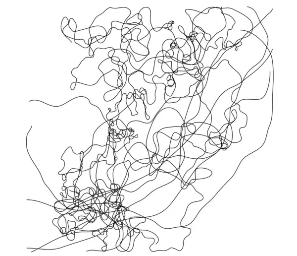 Dalgalı, dalgalı, dalgalı, eğri büğrü çizgi. Düzensiz rastgele çizgiler