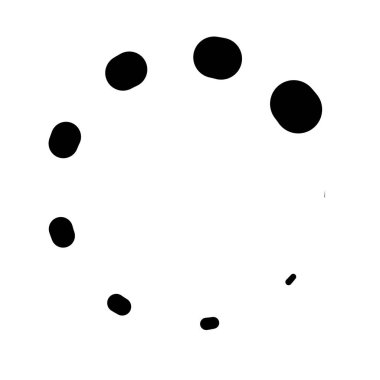 Eşmerkezli halka, doğrusal geometrik element. Yörünge sembolü.