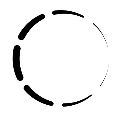 Eşmerkezli halka, doğrusal geometrik element. Yörünge sembolü.