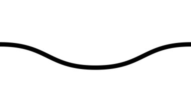 Yatay olarak tekrarlanabilir dalgalı, dalgalı, dalgalı, dalgalı ve zig-zag çizgisi, şerit