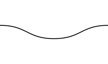 Yatay olarak tekrarlanabilir dalgalı, dalgalı, dalgalı, dalgalı ve zig-zag çizgisi, şerit