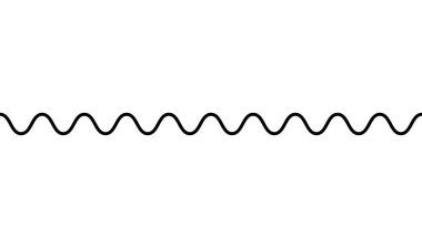 Yatay olarak tekrarlanabilir dalgalı, dalgalı, dalgalı, dalgalı ve zig-zag çizgisi, şerit