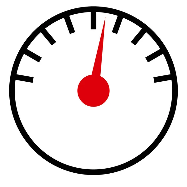 Измеритель Индикатор Уровня Символ — стоковый вектор