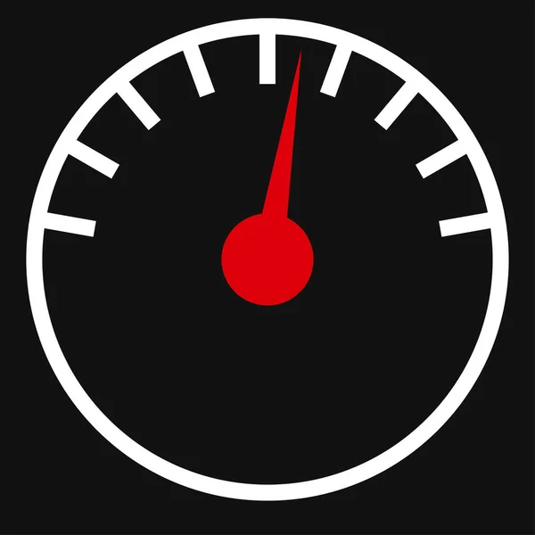 Meter Meter Pictogram Niveau Indicator Symbool — Stockvector