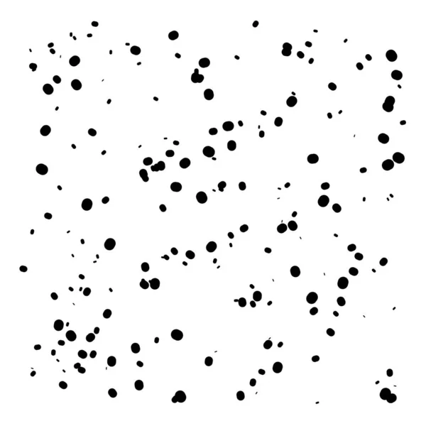 Puntini Casuali Schema Dei Cerchi Polka Dots Puntinista Sfondo Stippling — Vettoriale Stock