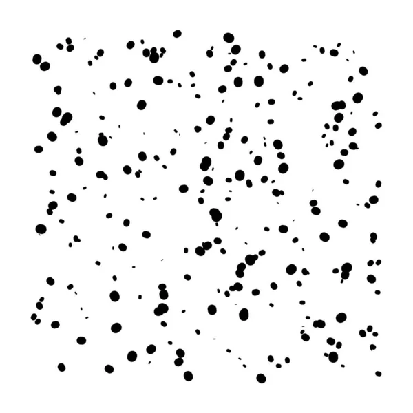 Puntini Casuali Schema Dei Cerchi Polka Dots Puntinista Sfondo Stippling — Vettoriale Stock