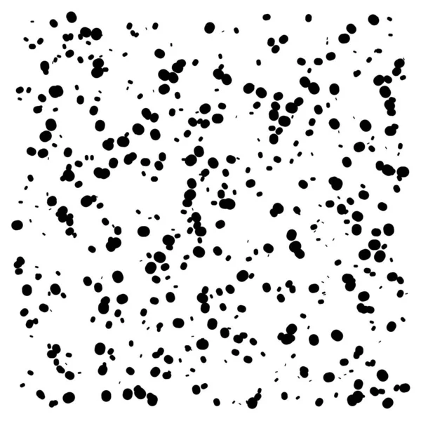 Puntini Casuali Schema Dei Cerchi Polka Dots Puntinista Sfondo Stippling — Vettoriale Stock