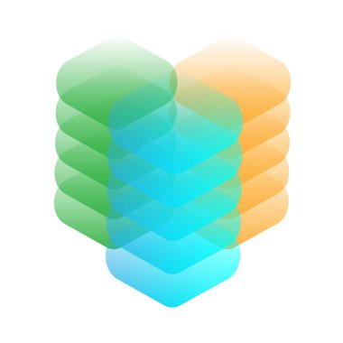 Daha çok, katmanlı, katmanlı yığın, blok, çok. Veritabanı, yedekleme, web sunucusu, sunucu donanım vektör simgesi, sembol