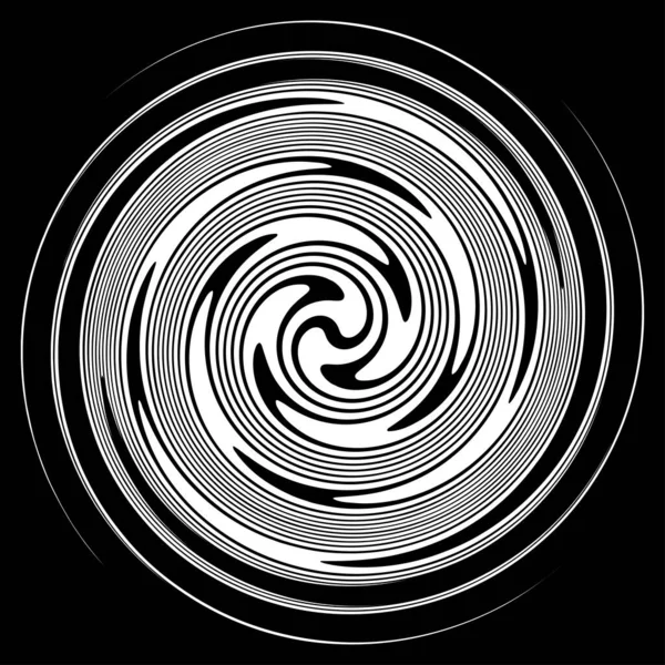 Spirale Vortice Elemento Vortice Vortice Orsacchiotto Guglia Elica Forma Vettoriale — Vettoriale Stock