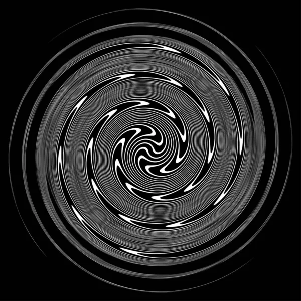 Spirale Tourbillon Élément Tourbillonnant Vortex Tourbillon Spirale Forme Hélice Vectorielle — Image vectorielle