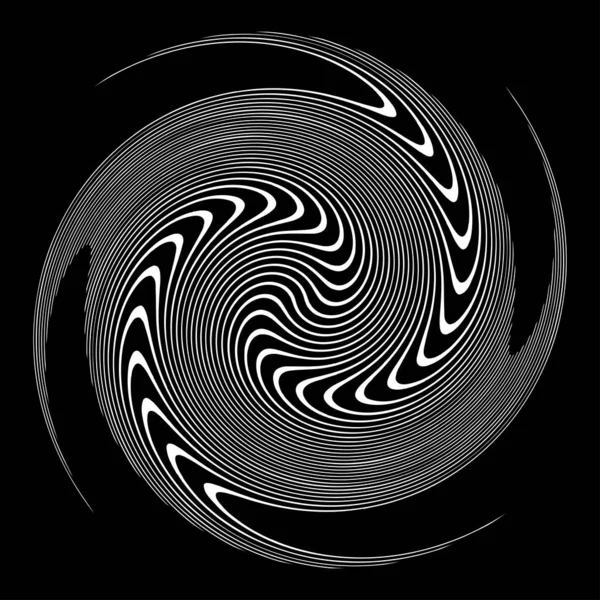 Espiral Remolino Elemento Giratorio Vórtice Foucault Aguja Forma Vector Hélice — Archivo Imágenes Vectoriales