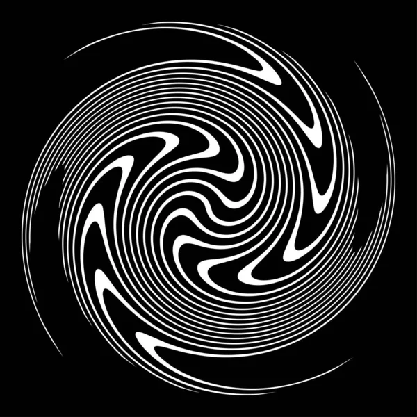 Спираль Вращение Вращение Элемента Вихревая Вихревая Спиральная Спиральная Векторные Формы — стоковый вектор