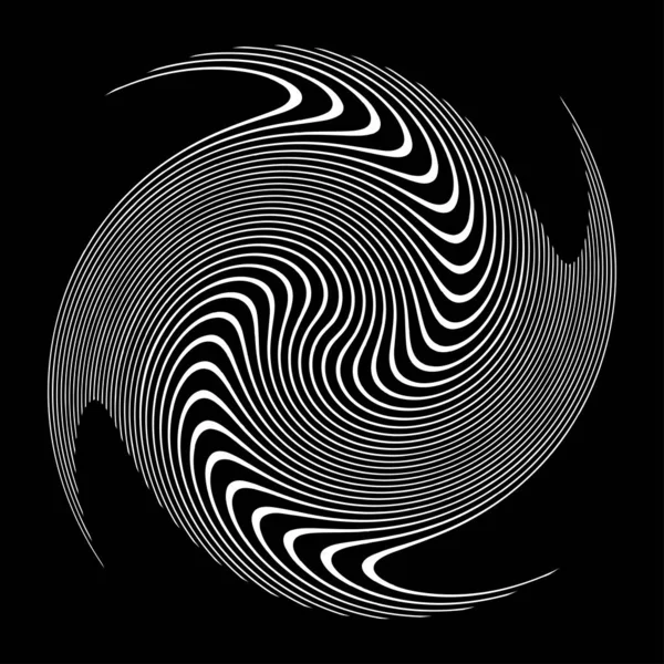 Спіральний Вихровий Вихровий Елемент Вихор Вихор Шпиль Спіраль Векторна Форма — стоковий вектор