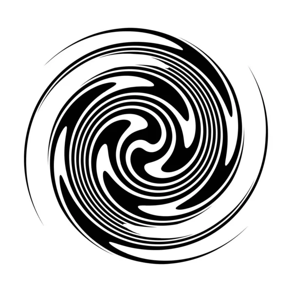 Espiral Redemoinho Elemento Giratório Vórtice Eddy Forma Vetor Espiral Hélice — Vetor de Stock
