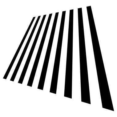 3D dinamik çizgiler, perspektifteki dikişler kayboluyor, ufuk çizgisine doğru azalıyor