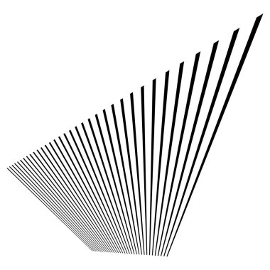 3D dinamik çizgiler, perspektifteki dikişler kayboluyor, ufuk çizgisine doğru azalıyor