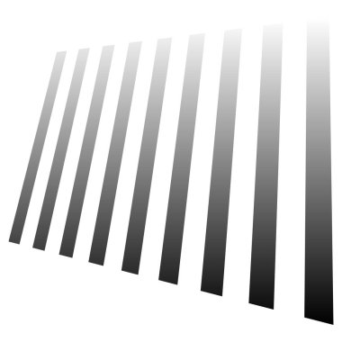 3D dinamik çizgiler, perspektifteki dikişler kayboluyor, ufuk çizgisine doğru azalıyor