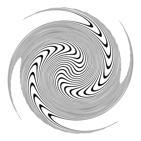 Espiral Remolino Elemento Giratorio Vórtice Foucault Aguja Forma Vector Hélice — Archivo Imágenes Vectoriales