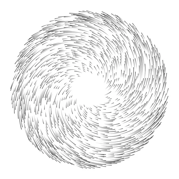 螺旋状 旋回要素 らせんベクトル形状 — ストックベクタ