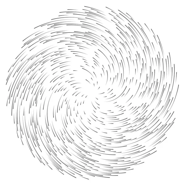 Spirale Tourbillon Élément Tourbillonnant Vortex Tourbillon Spirale Forme Hélice Vectorielle — Image vectorielle