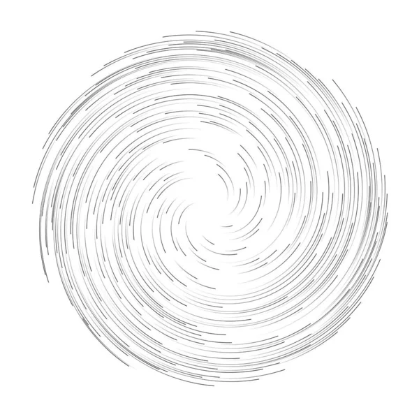 Spirale Vortice Elemento Vortice Vortice Orsacchiotto Guglia Elica Forma Vettoriale — Vettoriale Stock