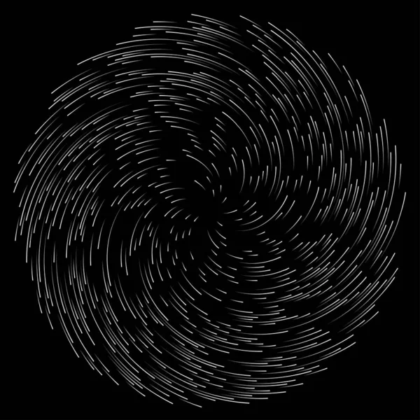 Spiral Virvlande Virvlande Element Vortex Virvelvind Spiral Och Spiralvektorform — Stock vektor