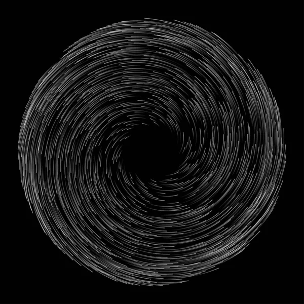 Spiral Virvlande Virvlande Element Vortex Virvelvind Spiral Och Spiralvektorform — Stock vektor
