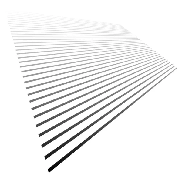 Lignes Dynamiques Stipes Perspective Disparaissant Diminuant Horizon — Image vectorielle