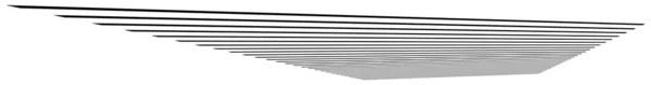 Lignes Dynamiques Stipes Perspective Disparaissant Diminuant Dans Horizon Illustration Vectorielle — Image vectorielle