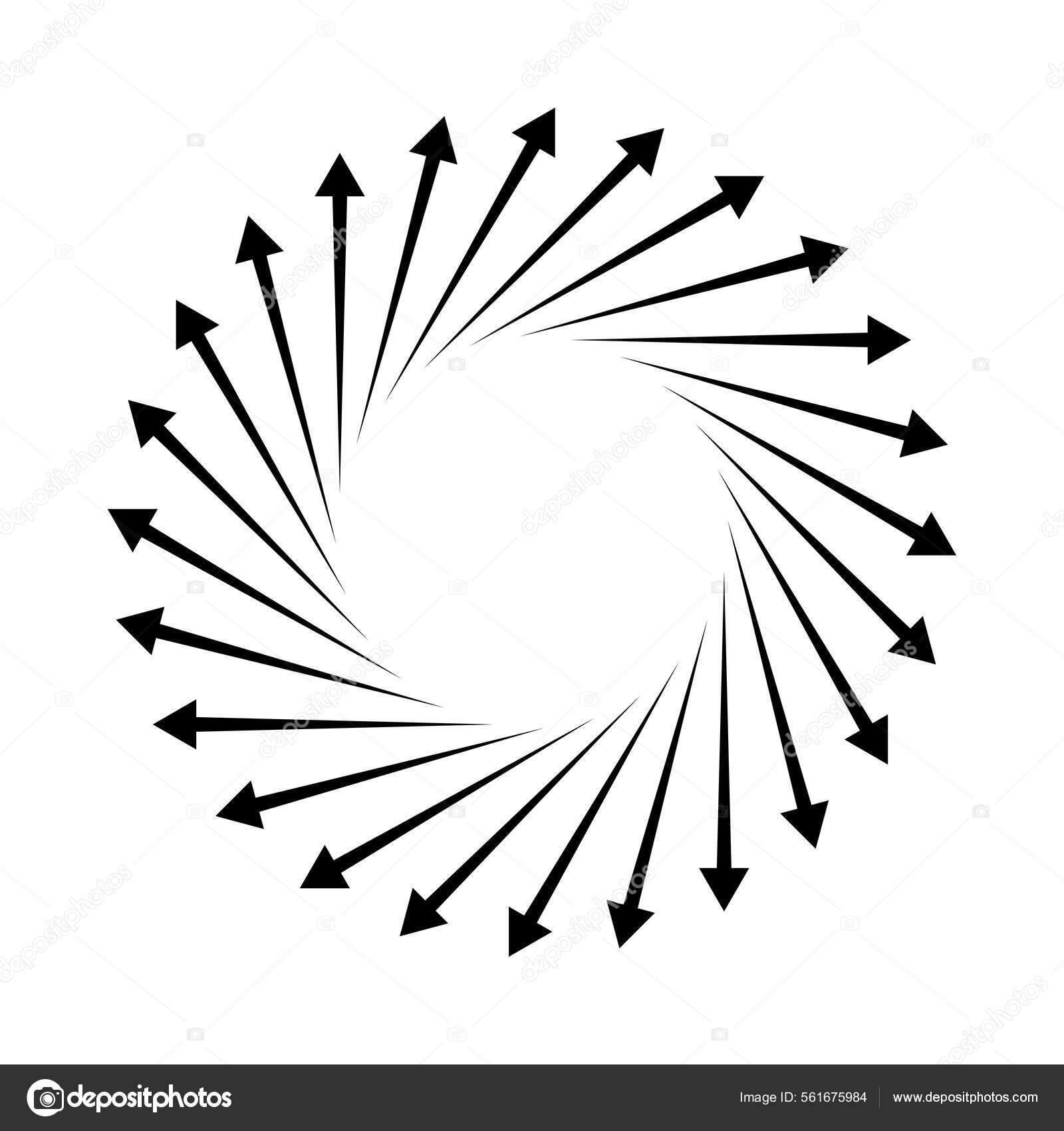 앞바퀴의 소용돌이 휘저는 재활용 아이콘 스톡 벡터 - ©vectorguy 561675984