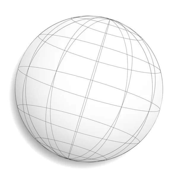 球体矢量图解 — 图库矢量图片