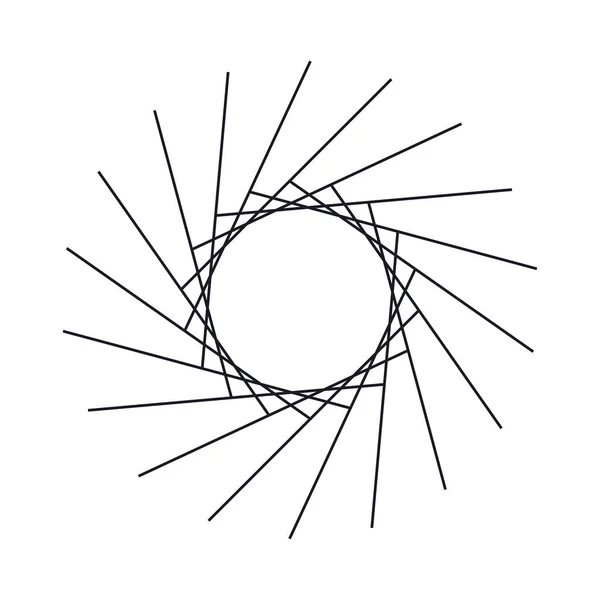 Geometryczny Abstrakcyjny Element Koła Projekt — Wektor stockowy