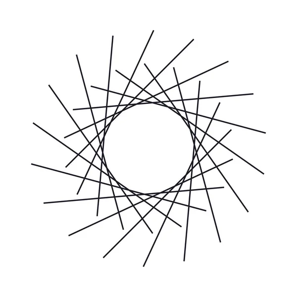 Geometrische Abstracte Cirkel Element Ontwerp — Stockvector