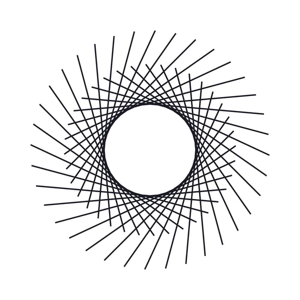 Élément Géométrique Abstrait Cercle Design — Image vectorielle