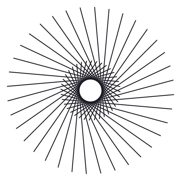 Geometrische Abstracte Cirkel Element Ontwerp — Stockvector