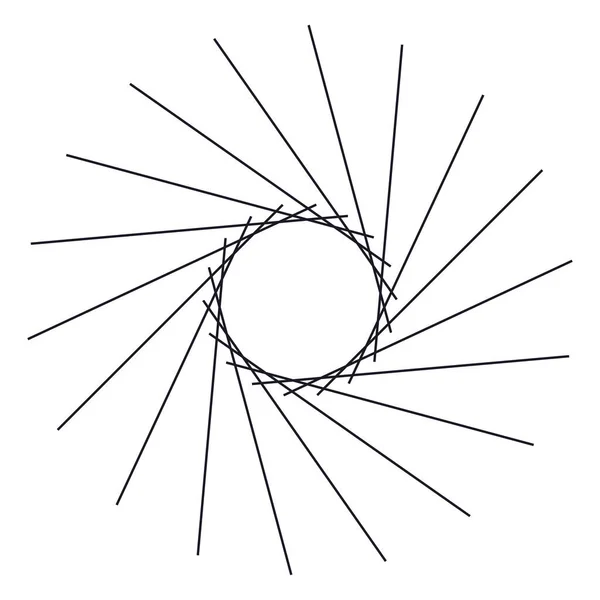 Геометричний Елемент Абстрактного Кола Дизайн — стоковий вектор