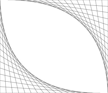Ağ, kesişen çizgiler, ağ köşeleri vektör şablonu, doku ve arkaplan