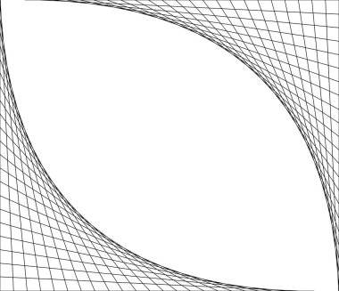 Ağ, kesişen çizgiler, ağ köşeleri vektör şablonu, doku ve arkaplan