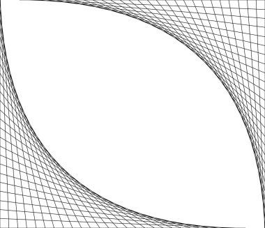 Ağ, kesişen çizgiler, ağ köşeleri vektör şablonu, doku ve arkaplan
