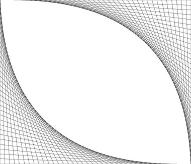 Ağ, kesişen çizgiler, ağ köşeleri vektör şablonu, doku ve arkaplan
