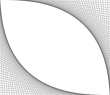 Ağ, kesişen çizgiler, ağ köşeleri vektör şablonu, doku ve arkaplan
