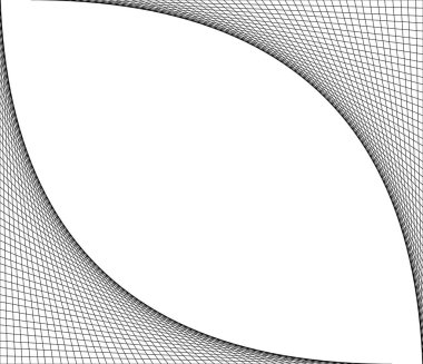 Ağ, kesişen çizgiler, ağ köşeleri vektör şablonu, doku ve arkaplan