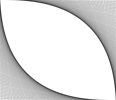 Ağ, kesişen çizgiler, ağ köşeleri vektör şablonu, doku ve arkaplan