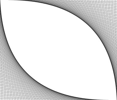 Ağ, kesişen çizgiler, ağ köşeleri vektör şablonu, doku ve arkaplan